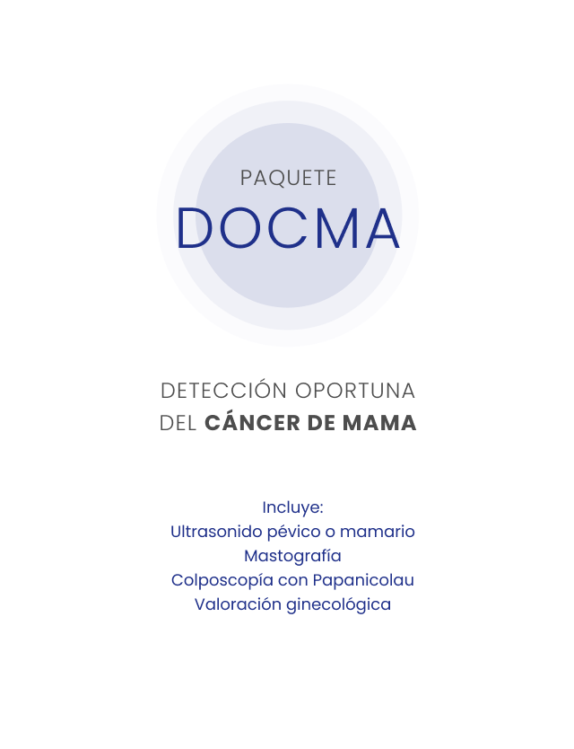 Paquete DOCMA - Detección oportuna del cáncer de mama